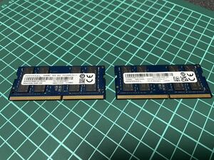 美品 ノートPC メモリ DDR4 SDRAM 16GB 2枚セット 2Rx8 PC4-3200AA DIMM Ramaxel ラマクセル