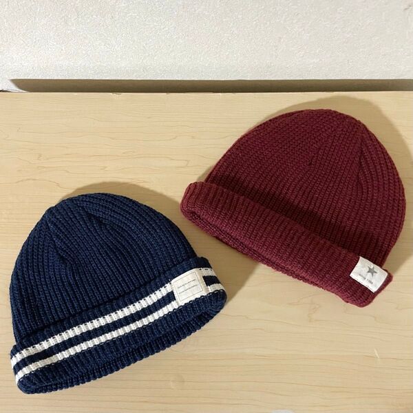 レディース ニット帽 ニットキャップ 2個セット