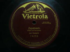 #SP record record #to780(A) 12. one side record American record violin * Solo Jan Kubelik Zapateaado (Padlo de Sarasata)