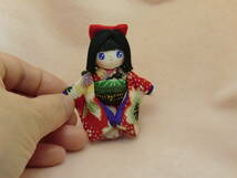 　昭和レトロ風人形　　着物人形　　ミニチュアドール　　手作り　ブライスの人形　　リカちゃんの人形　　　 　　_画像5