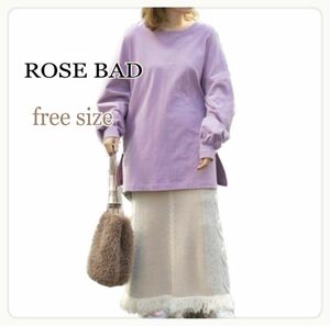 【ROSE BAD】ローズバッド 裏毛バックホック プルオーバー《Ｆ》