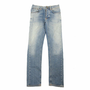 Y ■ nudie Jeans, выдвинутые в тонкие джинсовые штаны [W30 L32] мужские/157 [Используются]