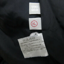 s■ユニクロ/UNIQLO ファーフード付 ナイロン ダウンジャケット JKT 217-040113【XL】黒/LADIES/55【中古】_画像2