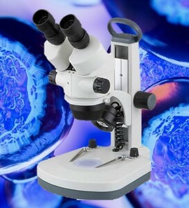 顕微鏡 電子顕微鏡 光学顕微鏡 LEDズーム実体顕微鏡 7～45× 双眼 SZM720B 光学系 グリノー式 研究用総合機器 分析 検査 顕微鏡各種 LED
