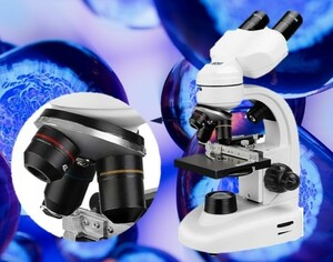  electron microscope combined . eye microscope living thing microscope 80x-1600x height magnification wide field of vision WF10X.WF20X connection eye lens 4X 10X 40XS against thing lens 2X supplementation built-in lens 