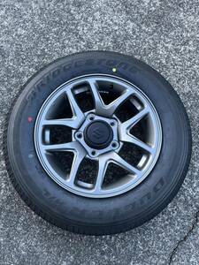 新型ジムニー 175/80R16 JB64 エンケイ ENKEI ジムニー 純正 スズキ純正 アルミホイール アルミ 背面タイヤ等に 新車外し　純正