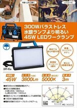 未使用 開封品 アウトレット ハタヤ HATAYA LEDワークランプ LWY-45R ワークライト 作業灯 照明_画像7