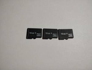 3枚セット　16GB　microSDHCカード　class2　フォーマット済み　microSDカード メモリーカード