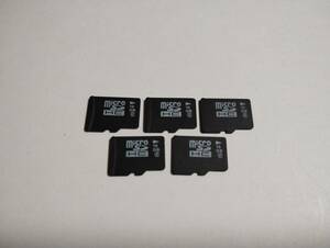 5枚セット　16GB　microSDHCカード　class2　フォーマット済み microSDカード　メモリーカード