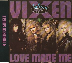 Vixen　ヴィクセン　Love Made Me (Remix)　UK盤 CD シングル　ライヴ収録　Edge Of A Broken Heart