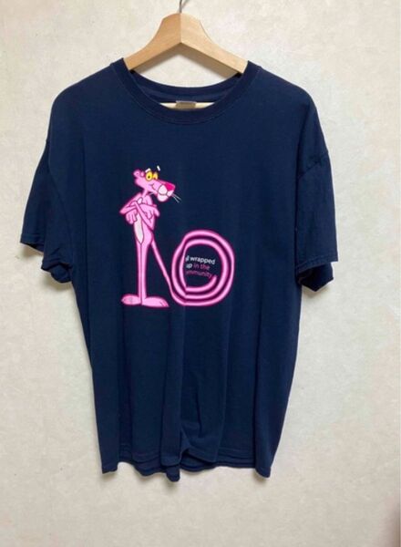 ギルダン US製 ピンクパンサー Tシャツ 半袖 古着 USA バンド シャツ