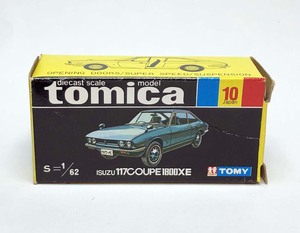 トミカ　(479)　日本製　１０　いすゞ１１７クーペ １８００ＸＥ（金メッキバージョン）