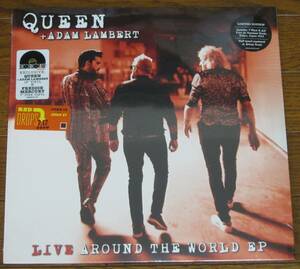 【新品未開封RSD2021フレディ・マーキュリーEP付】クイーン + アダム・ランバート Queen + Adam Lambert / Live Around The World EP 紅白