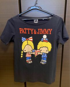 UNIQLO ユニクロ パティ&ジミー コラボTシャツ 半袖 紺色 ネイビー