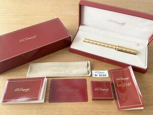 【美品/希少/ジャンク】S. T. Dupont Stylo Plume Requiem Mozart デュポン モーツァルト レクイエム 18ct750 Paris 万年筆 