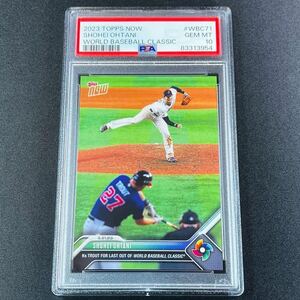 PSA10 GEM MINT 2023 Topps Now WBC 大谷翔平 2023年3月21日 決勝 アメリカ戦 大谷vsトラウト 限定オーダー No.WBC-71 PSA鑑定済カード