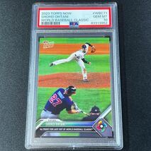 PSA10 GEM MINT 2023 Topps Now WBC 大谷翔平 2023年3月21日 決勝 アメリカ戦 大谷vsトラウト 限定オーダー No.WBC-71 PSA鑑定済カード_画像1