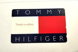 TOMMY HILFIGER トミーヒルフィガー　テレホンカード　未使用　50度数