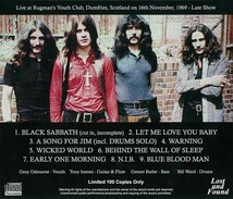 Black Sabbath - Early Warning 1969 Scotland 新品 ブラック・サバス_画像2