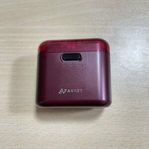 AVIOT TE-D01d 大人気メーカー Bluetooth 完全ワイヤレスイヤホン ダークルージュ 赤 ワインレッド 2年ほど使用 有名アーティスト使用
