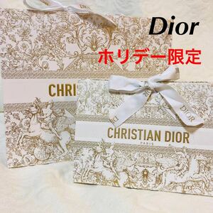 新品未使用　DIOR 2023ホリデー限定 ショッパー クリスマス ギフトボックス　ディオール　ホリデー