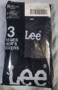 ●Lee(リー)ボクサーパンツ５ｌ ３枚組みセット メンズ　送料無料（クリックポスト）