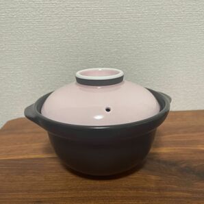 【新品未使用】深川製磁 1人用土鍋 ピンク