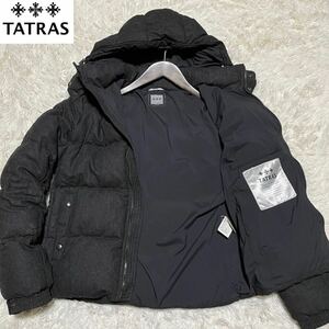 極希少/タトラス 『この冬の主役』TATRAS 極上カシミヤ混 ダウンジャケット SHIPS別注 KRAZ カシミア ウール チャコール 2 Mサイズ