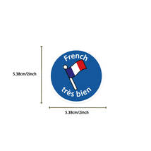 フランス　France　仏　仏蘭西　国旗　パリ　エッフェル塔　建築　象徴　旅行　シール　ステッカー50枚SA_画像4