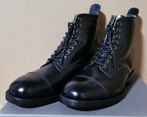 ブロックアンドラスト BLOCK&LAST NO 1 BOOT TOE CAP Picusa High Shine Leather 1974 B 　 Black UK 6(25 cm)