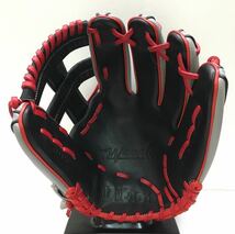 【1円スタート、新品未使用】Wilson ウイルソン Wannabe ワナビー【軟式】内野手用 黒×グレー スーパースキン　即決は送料無料_画像3