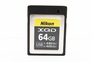 [Rank:AB] Nikon XQD Memory card メモリーカード 64GB MC-XQ64G ニコン 記録確認済 D6 D5 D850 D500 Z9 Z8 Z7II Z7 Z6II Z6に対応 #5887