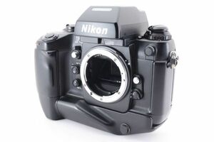 [Rank:C] Nikon F4S MB-21 Body MF-22 Date Back SLR Film Camera ボディ AF一眼レフ フィルムカメラ ニコン 通電,シャッターOK 訳有 #8314