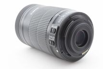 [Rank:AB] 完動美品 Canon Zoom Lens EF-S 55-250mm F4-5.6 IS STM 手ブレ補正 望遠 ズームレンズ / キヤノン EF APS-C 純正フード付 #1608_画像5