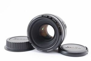 [Rank:AB] 完動美品 Canon LENS EF 50mm F1.8 AF Standard Lens Ⅰ型 単焦点 標準 レンズ / キヤノン EF お手軽にボケ味を楽しめる #7648