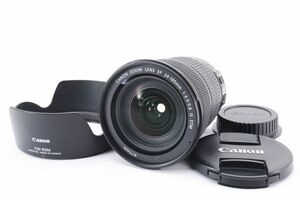 完動良品 Canon ZOOM LENS EF 24-105mm F3.5-5.6 IS STM 手ブレ補正 標準 ズームレンズ / キヤノン EF フルサイズ対応 フード付 #7650