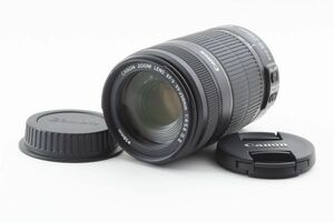 [Rank:AB] 極美品 Canon ZOOM LENS EF-S 55-250mm F4-5.6 IS II 手ブレ補正 望遠 ズームレンズ / キヤノン EF APS-C 各部動作良好 #0879