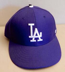 【USA★LA Dodgers★ドジャース】2014ベースボールキャプ野球帽（帽子）★'47ブランド★公式★ロゴ刺繍★ブルー