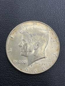 アメリカ ケネディ 1/2ドル ハーフダラー 外国コイン ハーフドル 50セント 1968年