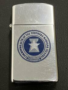 ZIPPO ジッポ スリムジッポー COMMONWEALTH OF THE NORTHRN MARIANA ISLANDS ライター