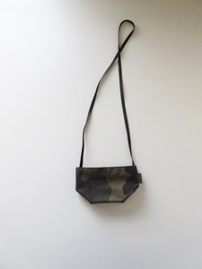 HERVE CHAPELIER / エルベシャプリエ Camouflage 舟型 ショルダーバッグ XS / レディース ポーチ カモフラージュ