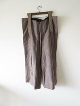 未使用 2022SS BUNON / ブノン BN8036 embroidery overalls F GRAY * 刺繍 オーバーオール ワンピース_画像2