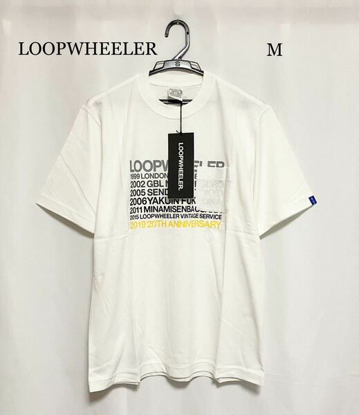 M480 LOOPWHEELER ループウィラー 半袖Tシャツ Mサイズ 20周年記念