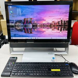 NEC モニタ一体型PC VALUESTAR VN970TSB Windows 10 Home 4世代 i7-4710MQ 8GB SSD512GB DVDドライブ有り テレビ機能可 タッチパネル液晶