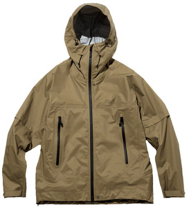 Jack Wolfskin (ジャックウルフスキン) JP TRAILHEADZ JKT 東レ Lサイズ カーキ アウトドアジャケット マウンテンパーカ 登山 トラッキング