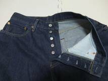 リーバイス × ビームス スーパーワイド デニムパンツ 紺 W31 ボタンフライ 赤耳 Levi's BEAMS Super Wide Jean A2264-0001_画像4