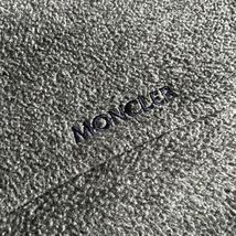 美品 正規品 モンクレール MONCLER フリースハーフジップ トップス サイズM グレー レディース プルオーバー スウェット 青タグ_画像4