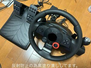 動作確認済 Logicool Driving Force GT PC PS3 箱・説明書無 中古 ハンコン 2ペダル ドライビングフォース コントローラ LPRC-14000