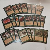 【１円スタート】 MTG　マジックザギャザリングまとめ売り　旧枠　レア　緑⑬_画像1