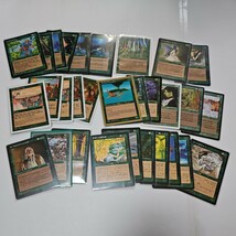 【１円スタート】 MTG　マジックザギャザリングまとめ売り　旧枠　レア　緑20_画像1